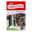 Cutie postala metalica pentru exterior, 410x260x90mm, rosie, design rustic