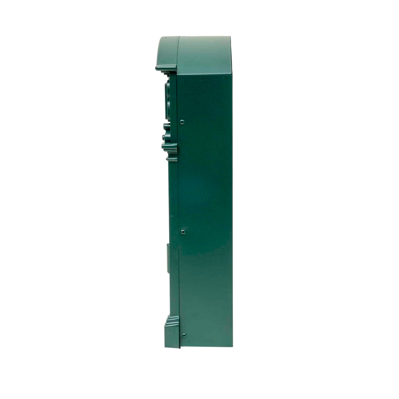Cutie postala metalica pentru exterior, 410x260x90mm, verde, design rustic