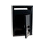 Cutie postala, metalica, pentru exterior, cu cheie, dimensiuni 33x23cm, negru