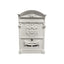 Cutie postala, metalica, pentru exterior, dimensiuni 410x260x90mm, cu deschidere frontala, alb