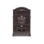 Cutie postala, metalica, pentru exterior, dimensiuni 410x260x90mm, cu deschidere frontala, maro