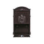 Cutie postala, metalica, pentru exterior, dimensiuni 410x260x90mm, cu deschidere frontala, maro