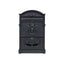 Cutie postala, metalica, pentru exterior, dimensiuni 410x260x90mm, cu deschidere frontala, negru