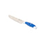 Cutit de bucatarie lat, lama 20 cm, albastru, maner confortabil