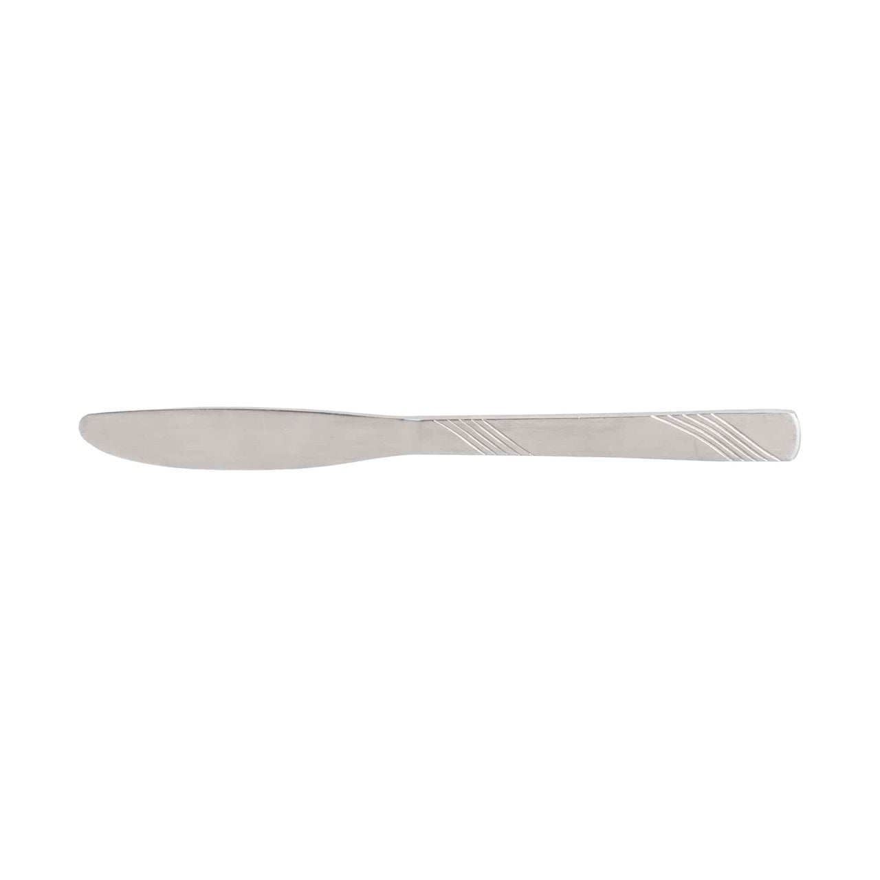 Cutit de masa cu linii, lungime 21cm, design simplu si elegant