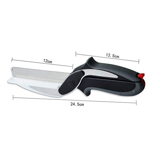 Cutit tip foarfeca pentru bucatarie FOXMAG24®, Clever Cutter, Inox