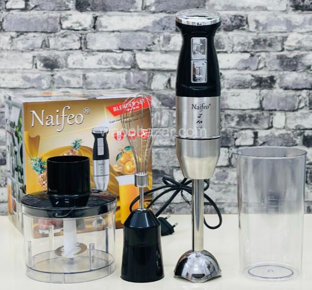 Set blender de mână Naifeo NF-8004S, 500 W, cu tel și tocător – imagine 2