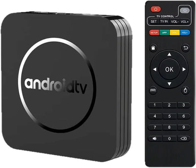 Decodor TV digital, suport 4K, conexiune rapida Ethernet 100M, telecomanda, negru