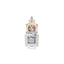 Decoratiune Craciun biserica muzicala cu lumini LED si fulgi de zapada, 39 cm