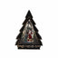 Decoratiune Craciun brad luminos muzical cu 8 melodii, alimentare USB si baterii
