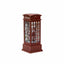 Decoratiune Craciun cabina telefonica luminoasa si muzicala, USB/baterii, 25cm