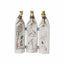 Decoratiune Craciun din ceramica, 3 magi, inaltime 26 cm, culoare crem