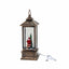 Decoratiune Craciun felinar luminos si muzical cu 8 melodii, alimentare USB/baterii
