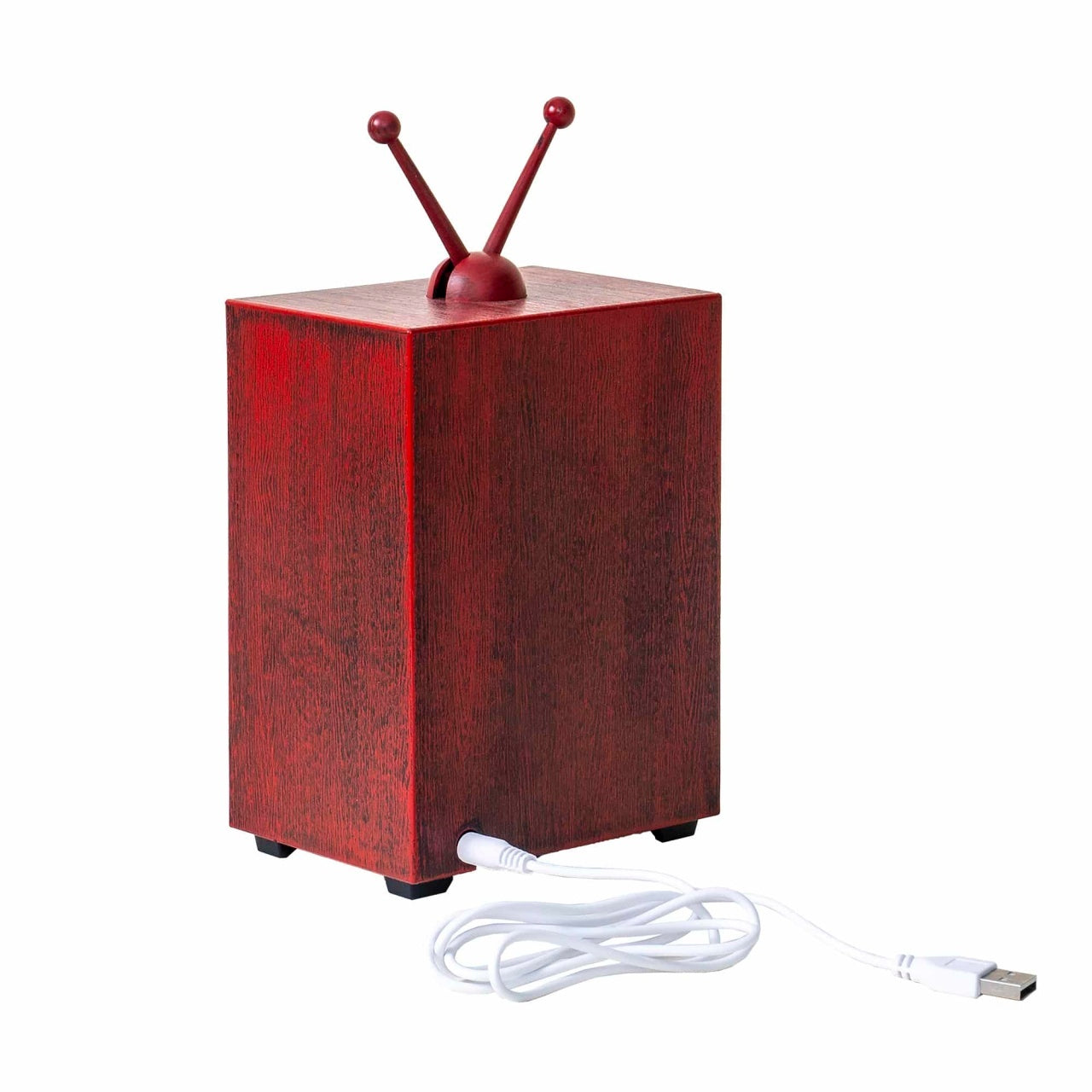Decoratiune Craciun TV luminoasa si muzicala cu alimentare USB si baterii