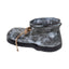 Decoratiune gradina ceramica bocanc mare cu suport flori 14.5x32 cm