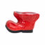 Decoratiune gradina ceramica bocanc mini cu suport flori 10x18 cm