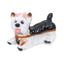 Decoratiune gradina din ceramica, model catel, 24 cm inaltime, 33 cm lungime