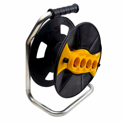 Derulator cablu cu tambur, 4 prize, fara cablu, 220V