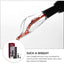 Deschizator electric de vin 4 in 1, reincarcabil USB, Negru