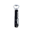 Desfacator sticle cu 4 functii, din inox, negru, 19 cm