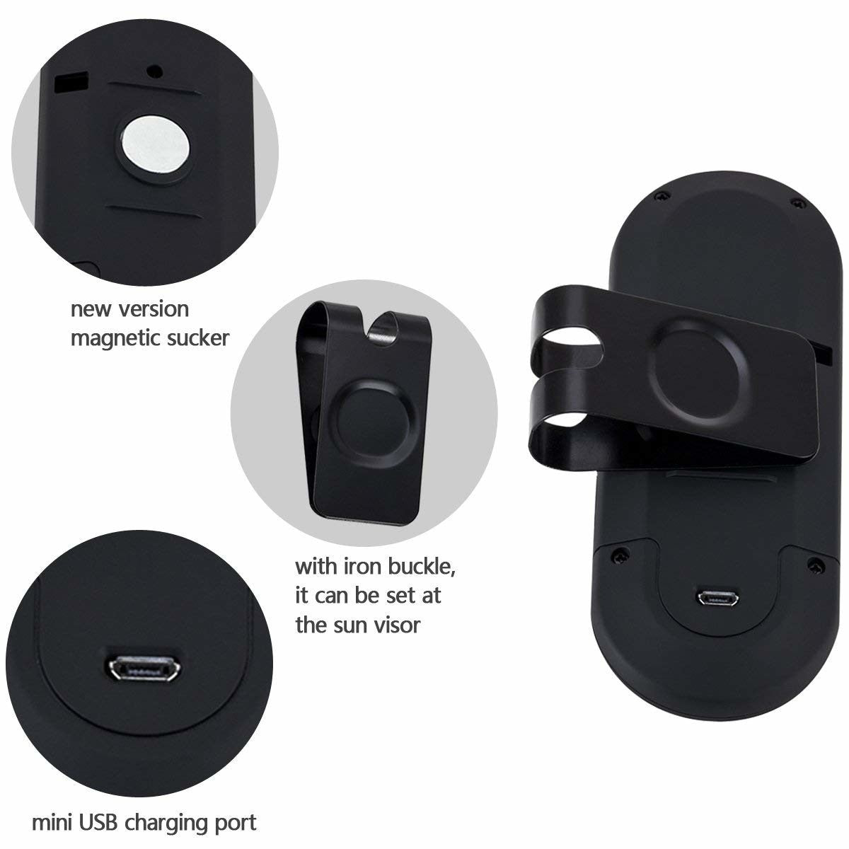 Difuzor portabil Bluetooth, Pyramid Wireless Audio Receiver, MP3, Hands Free Car Kit Bluetooth, Parasolar auto, Multipoint Difuzor