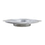 Disc aluminiu alimentar pentru gratar, diametru 50 cm, fix, culoare gri