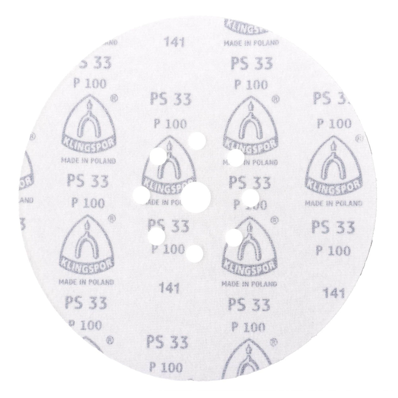 Disc autofixare hartie abraziva P100, 225mm, pentru lemn si metal