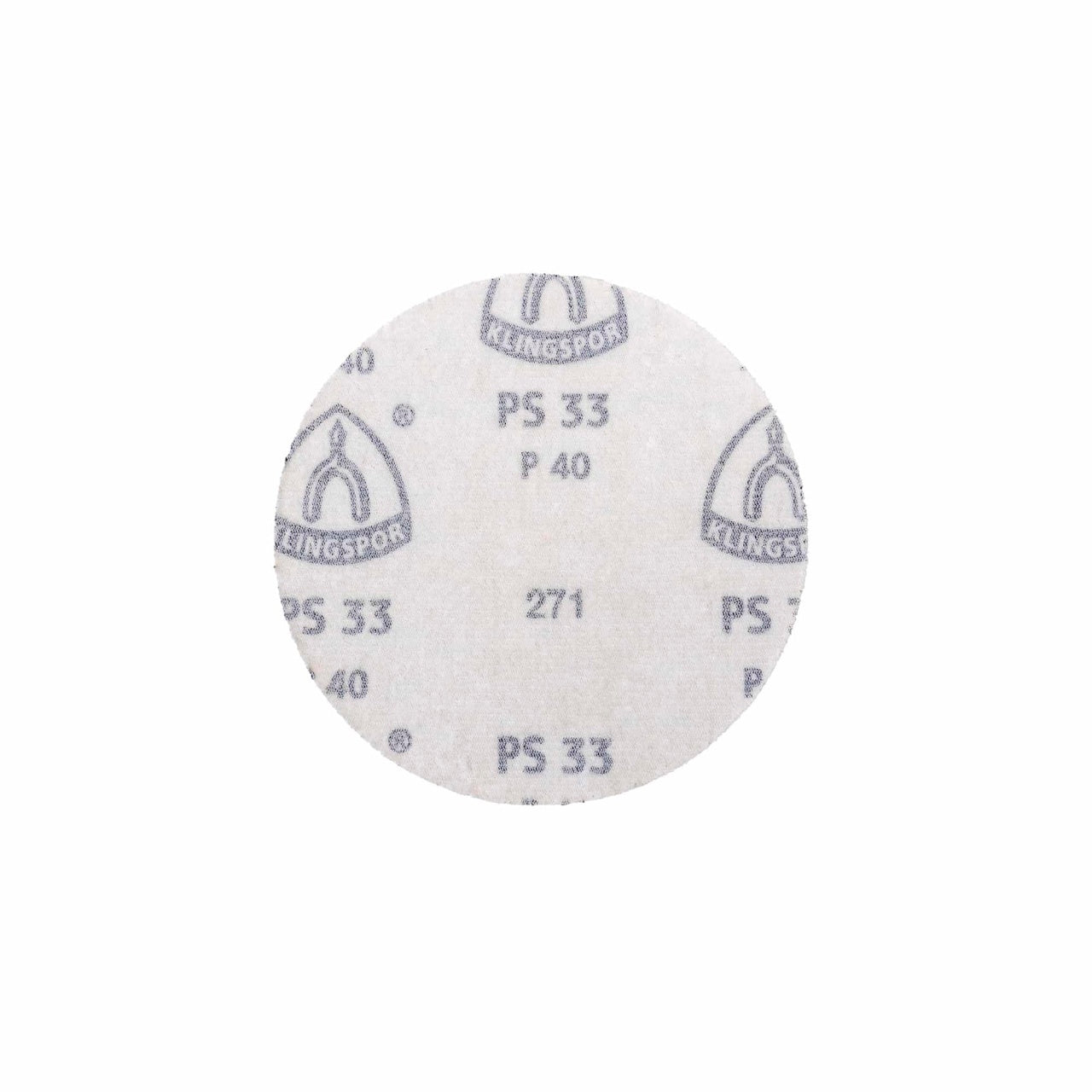 Disc autofixare hartie abraziva P40, 125mm pentru slefuire lemn si metal