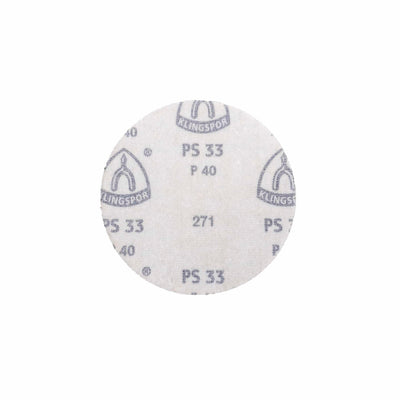 Disc autofixare hartie abraziva P40, 125mm pentru slefuire lemn si metal