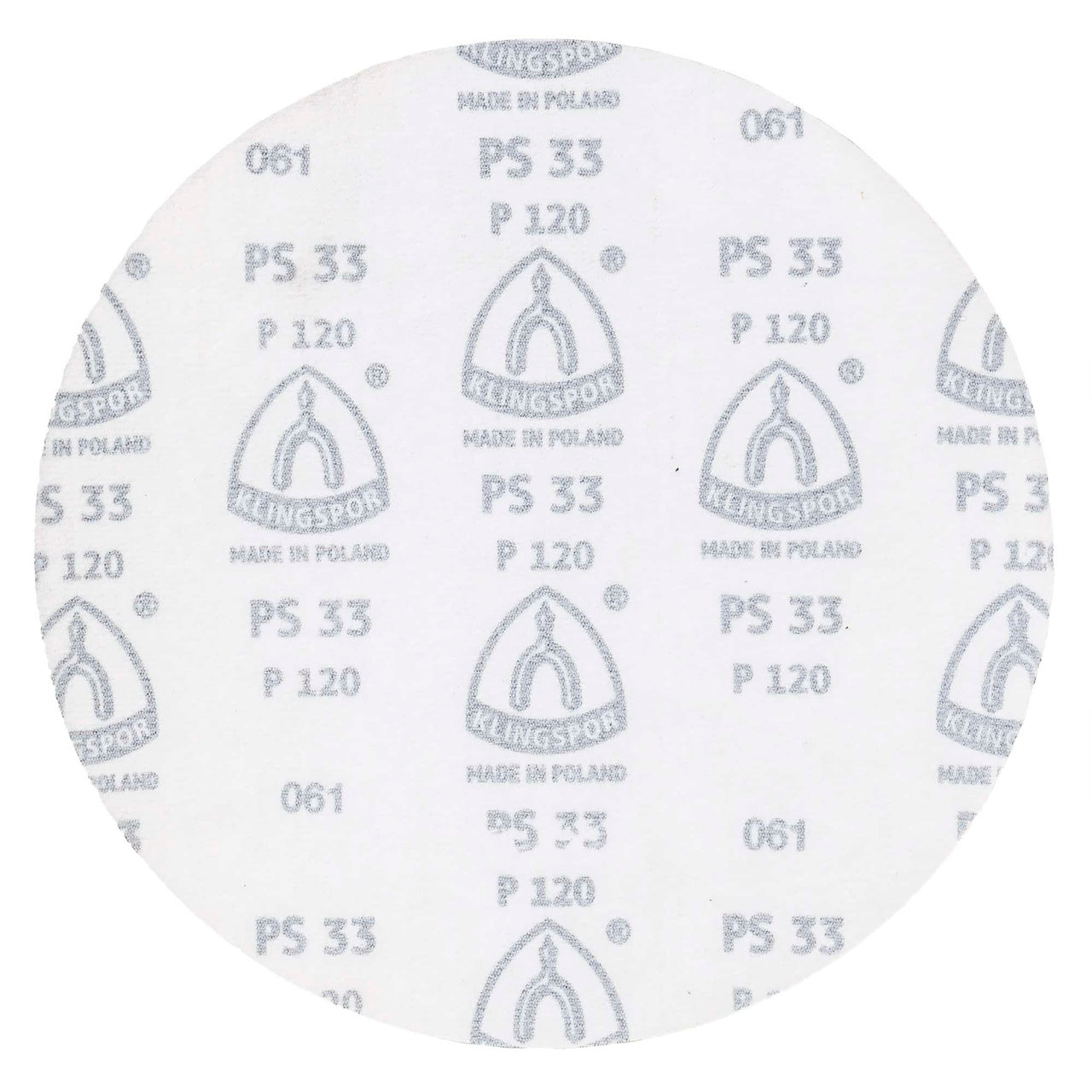 Disc autofixare pentru slefuitor, Klingspor PS 33 CK, P120, 225mm