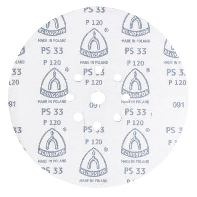 Disc autofixare pentru slefuitor, P120, 225mm, Klingspor PS 33 CK