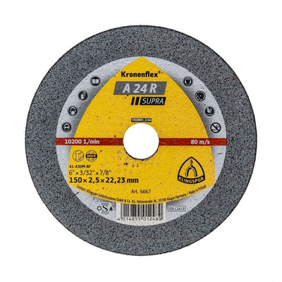 Disc debitare 150x2.5x22.23mm pentru polizor unghiular, taiere uscata metal