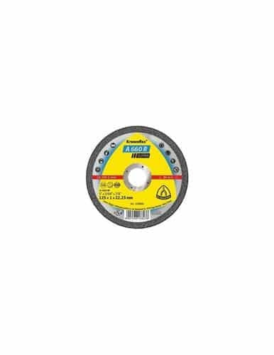 Disc debitare inox 125x1x22 mm pentru polizor unghiular, taiere precisa
