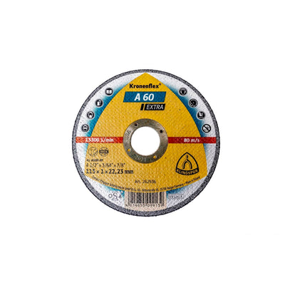 Disc debitare inox si metal, extra subtire, 115 x 1 x 22.23 mm, viteza 80 m/s