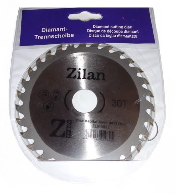 Disc debitat lemn 125 mm cu 30 dinti, viteza max 12.000 rot/min