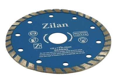 Disc diamantat continuu 125x7x22.23mm pentru taiere materiale dure