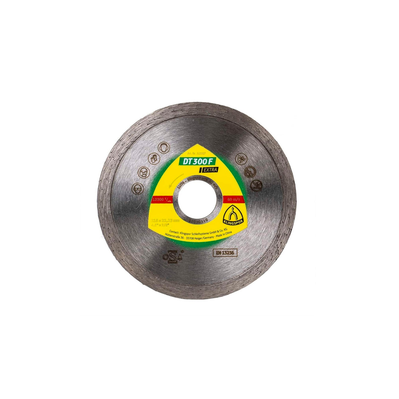 Disc diamantat de debitare 115 x 1.6 x 22.23 mm pentru placi ceramice
