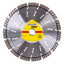 Disc diamantat de debitare 230x22.23mm cu segmente turbo pentru materiale dure