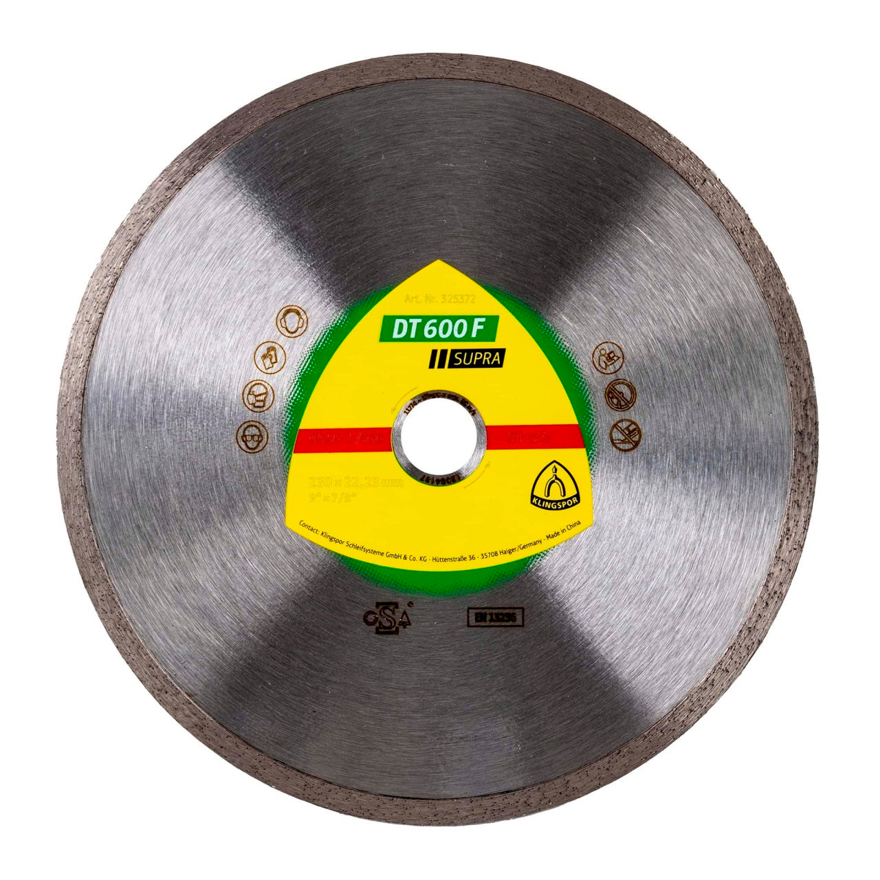 Disc diamantat de debitare 230x22.23mm pentru placi ceramice si feldspat