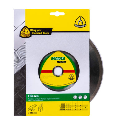 Disc diamantat de debitare 230x22.23mm pentru placi ceramice si feldspat