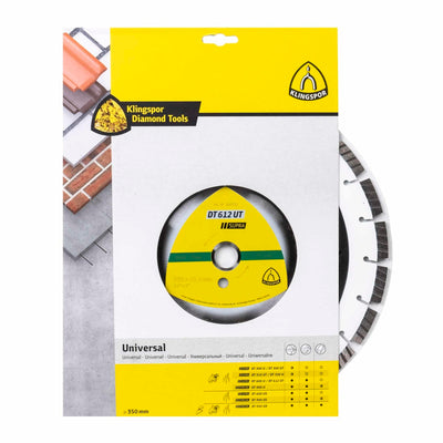 Disc diamantat de debitare turbo 350 x 25.4 mm pentru materiale dure