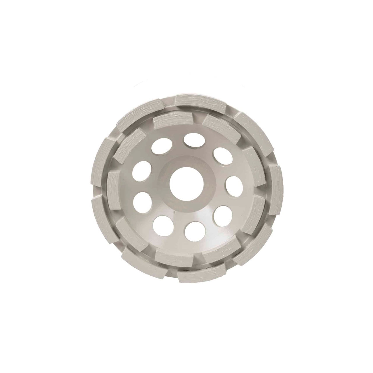 Disc diamantat oala pentru slefuit beton 125x7x22.23 mm, 18 segmenti