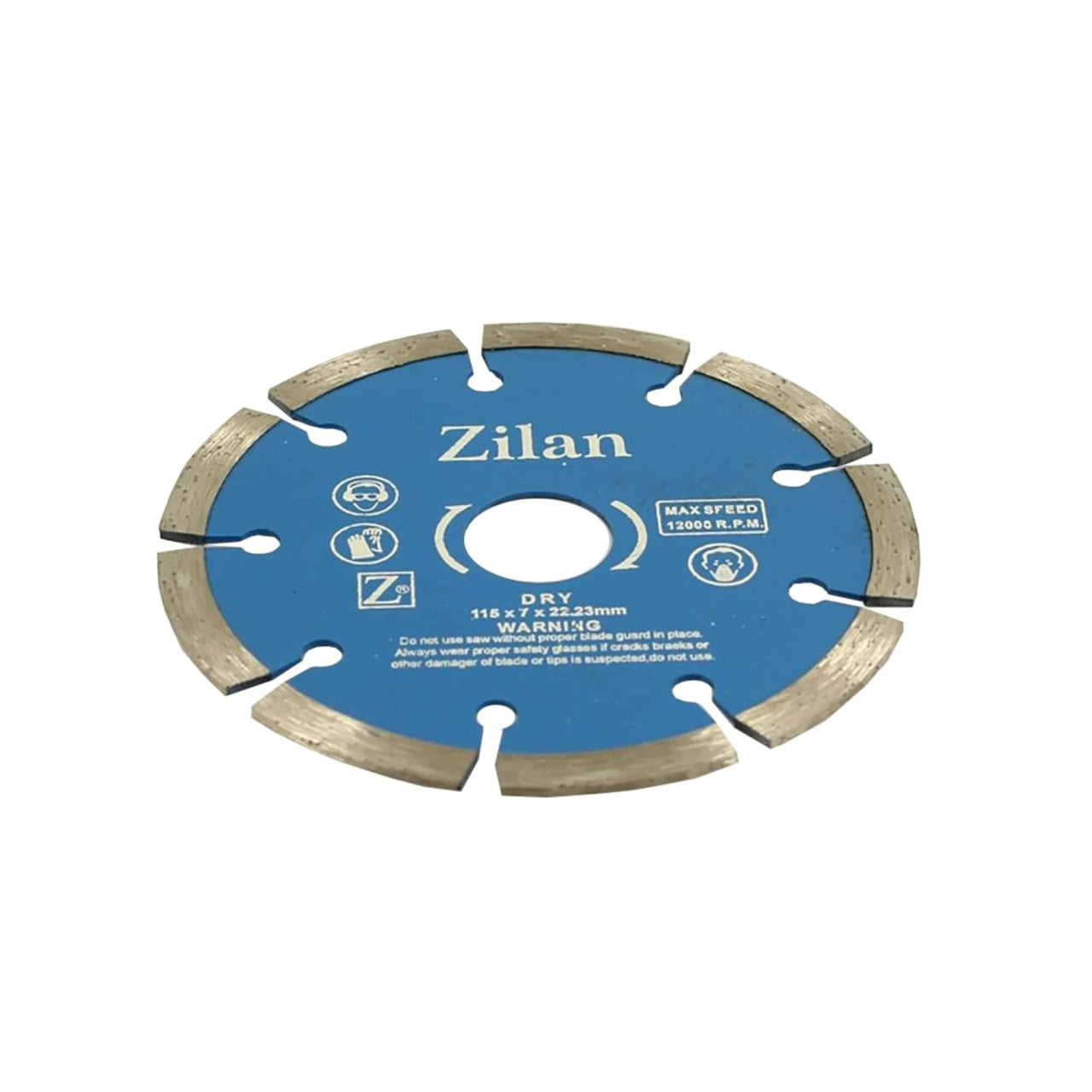 Disc diamantat segmentat 115x7x22.23mm pentru taiere uscata materiale constructii
