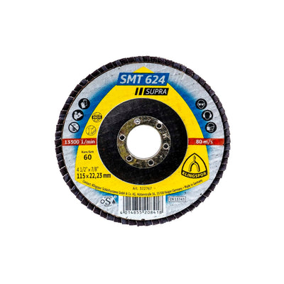 Disc lamelar frontal SMT 624, granulatie 40, 115x22.23 mm pentru polizor unghiular