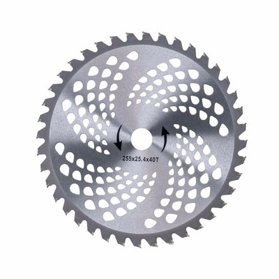 Disc motocoasa 255 mm cu 40 dinti vidia pentru iarba si arbusti