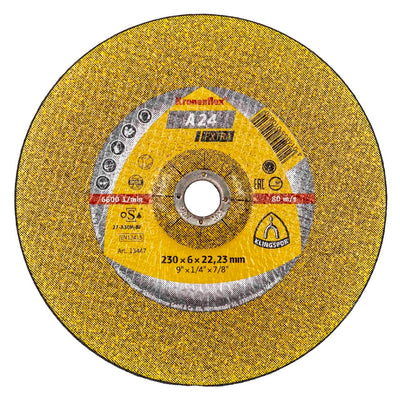 Disc polizat 230x6x22.23mm P80 pentru polizor unghiular, granulatie medie