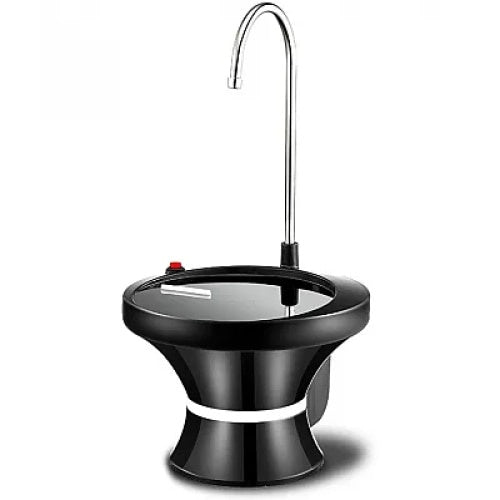 Dispenser automat pentru apa, cu suport pentru pahar, putere 3,8W, incarcare USB, negru