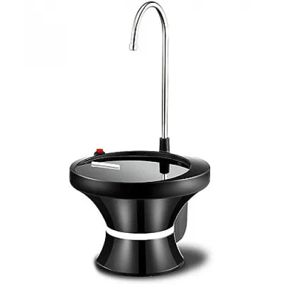 Dispenser automat pentru apa, cu suport pentru pahar, putere 3,8W, incarcare USB, negru