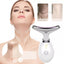 Dispozitiv facial profesional, pentru hidratarea, eliminarea ridurilor, ingrijirea tenului, gatului, stimulare EMS, incalzire, vibromasaj, efect anti-imbatranire, alb