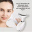 Dispozitiv facial profesional, pentru hidratarea, eliminarea ridurilor, ingrijirea tenului, gatului, stimulare EMS, incalzire, vibromasaj, efect anti-imbatranire, alb